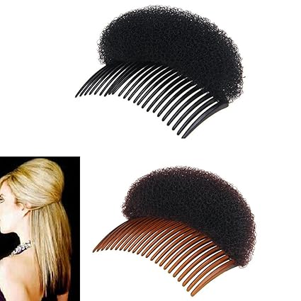 2pices 1black 1brown Bump It Up Volume Hair Styling Insert Tool