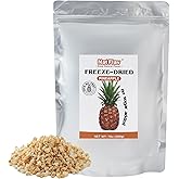 Nat Flav Freeze-Dried Pineapples | 7oz | 100% Natural Fruit | No Sugar & Additives | Non-GMO & Vegan Friendly | Healthy Snacks for Kids or Adults | Freeze Dried Backpacking & Camping Food | Make of Fresh fruit