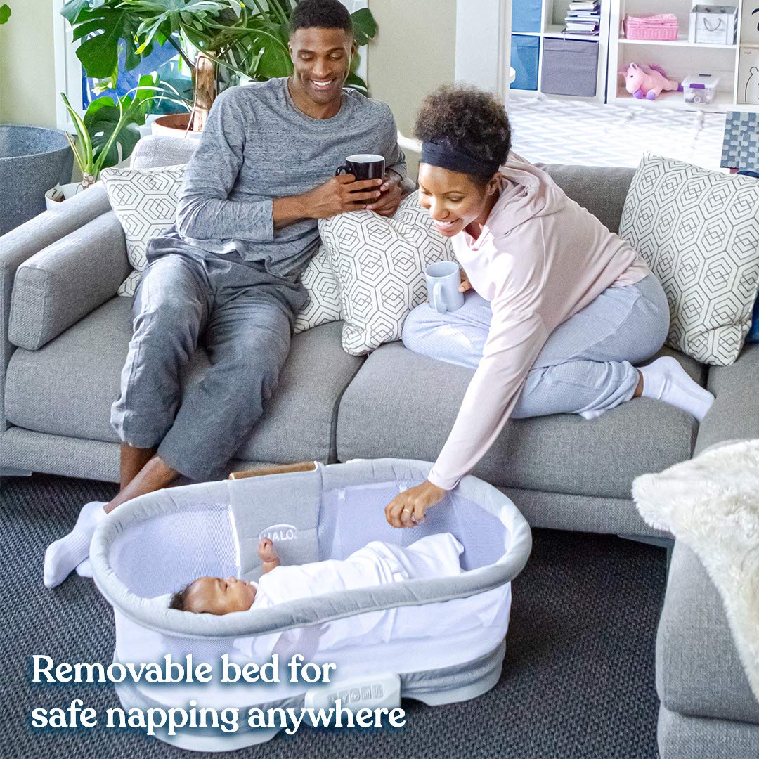 halo bassinest luxe dove gray