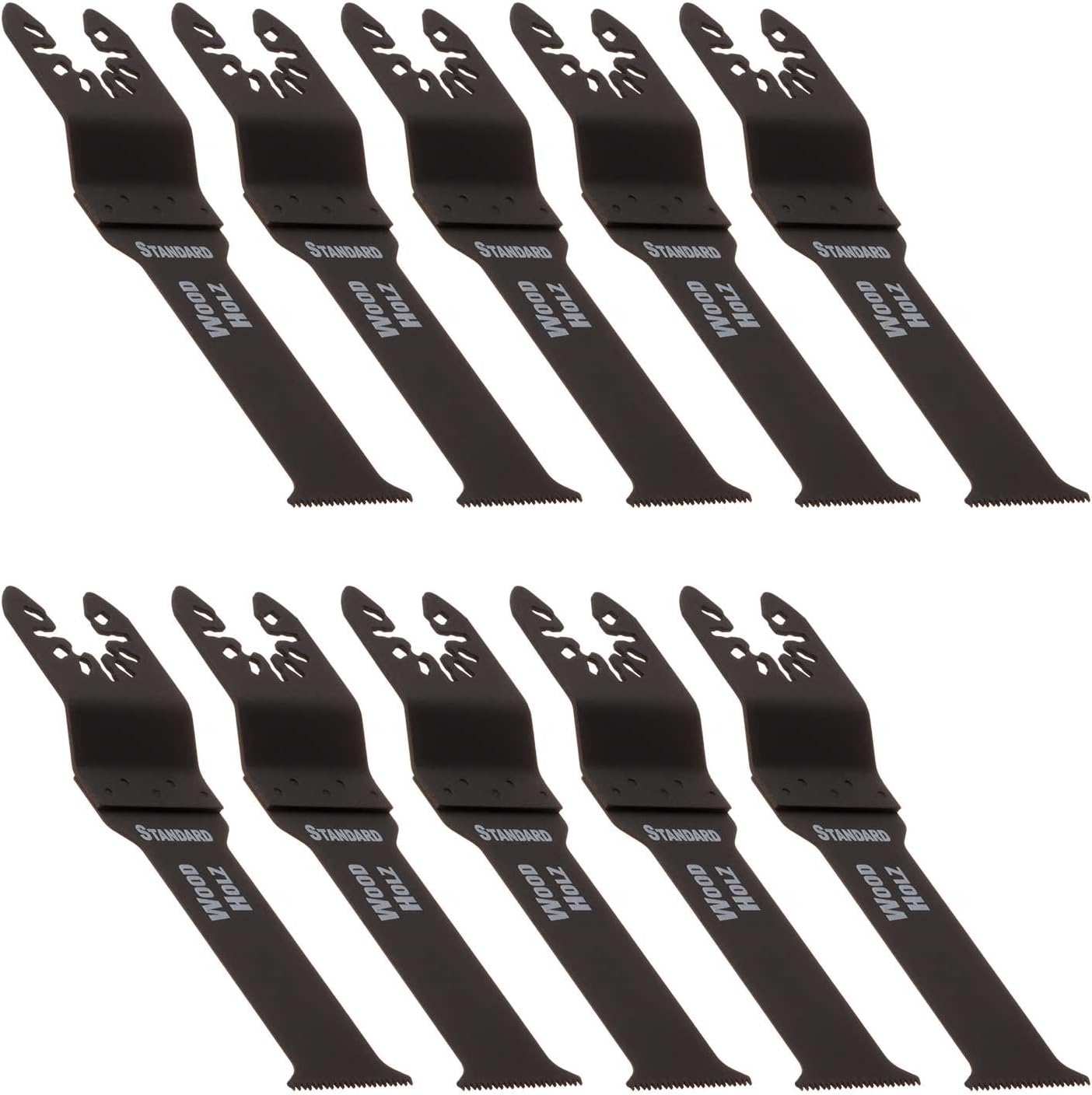 10 KROP Multitool Blades Quick Release 32 x 70mm Standard Wood fits DeWalt Black & Decker Stanely FatMax and More.