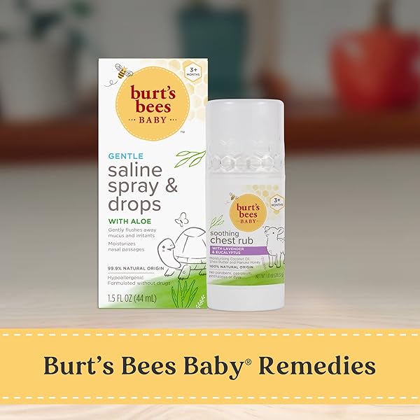 BURT’S BEES BABY CHEST RUB STICK, COCONUT OIL, SHEA BUTTER AND MANUKA HONEY LAVENDER & EUCALYPTUS, WHITE, 1 OUNCE