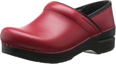 red dansko clogs