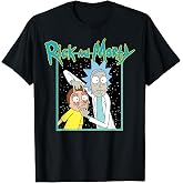 Rick and Morty Space Look Morty Adult Cartoon Fashion T-Shirt