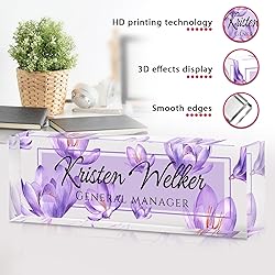 Custom Office Name Plate for Desk - Desk Name Plate