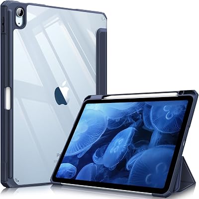 FINTIE Hybrid Case for iPad Air 11 M4/M3/M2 - 5th/4th Gen 10.9 Navy