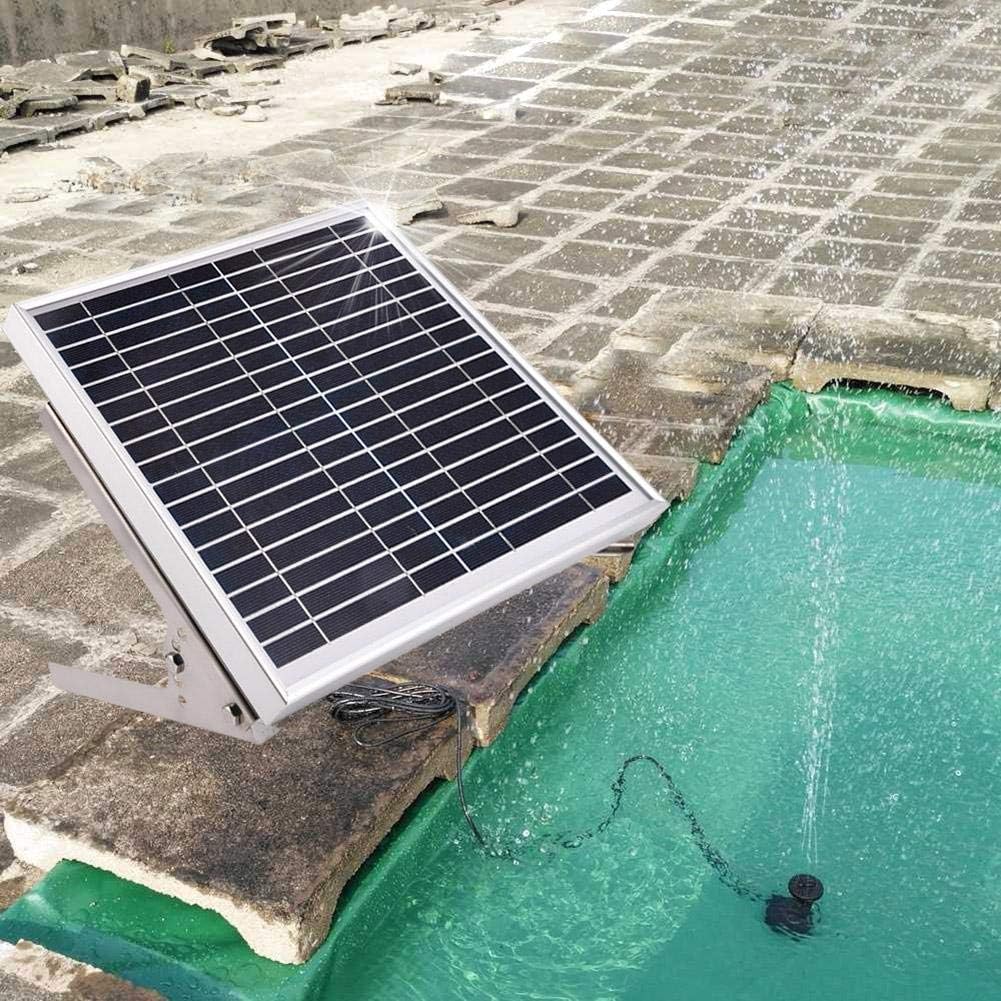 TOPINCN 10W Ultra Quiet Solar Pump Fountain Micro Brush-Less Water Pump Aquarium Submersible Water Pump Power Storage Remote Control Pond for Pond Pool Garden Fish Tank Aquarium: Home & Kitchen