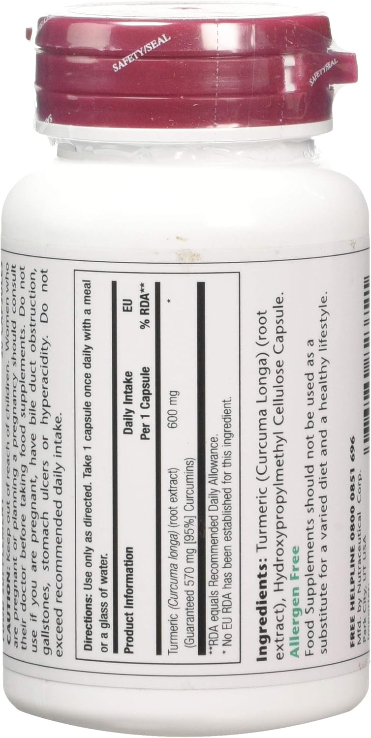 Tumeric 600 Solaray Turmeric 600 mg | 30 VegCaps – BigaMart