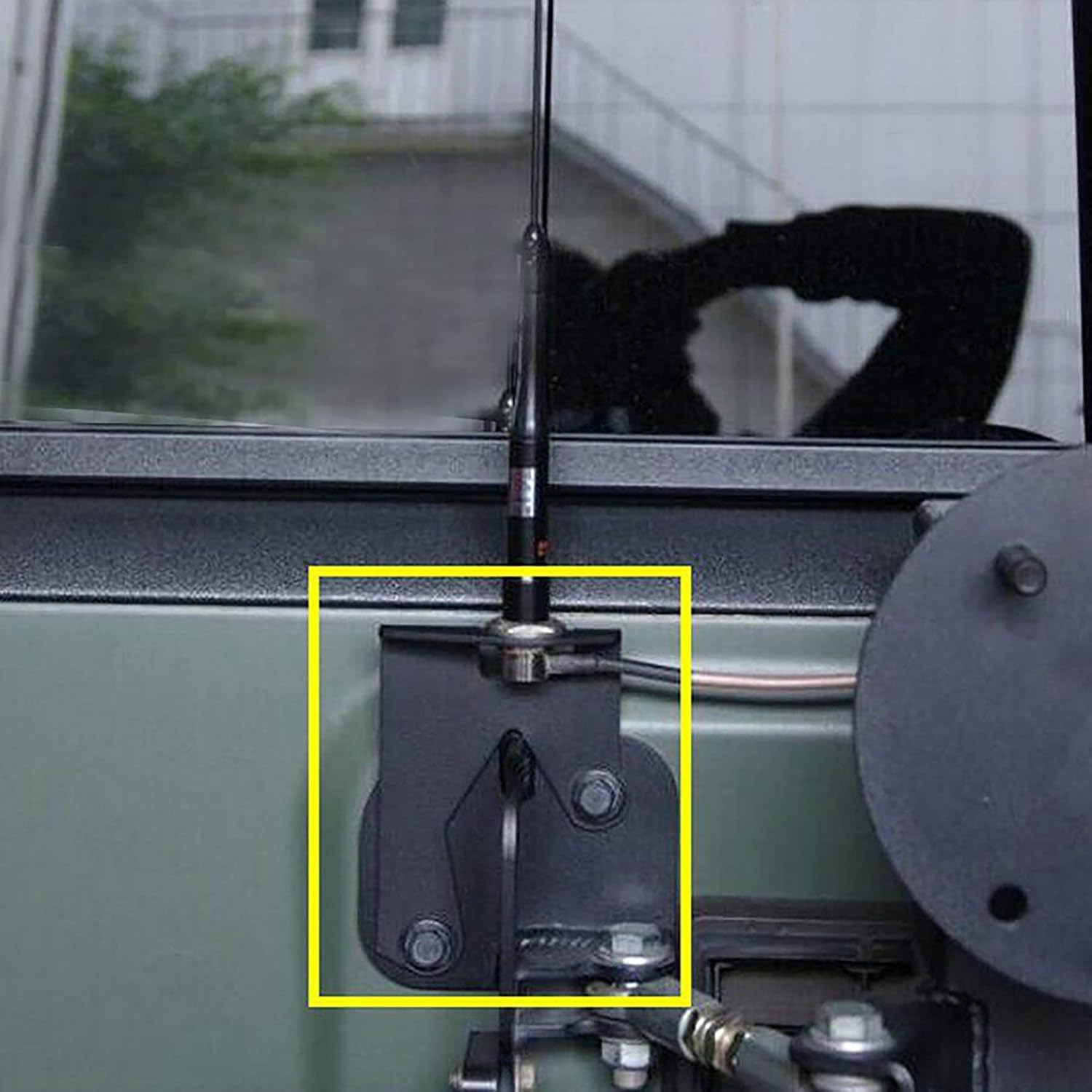 AWANTA Jeep JK JKU CB Antenna Mounting Bracket for 20072018 Jeep