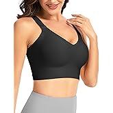THE GYM PEOPLE Women’s Wireless Everyday Bras Racerback Seamless Push Up Bralette Padded Comfortable Full Coverage