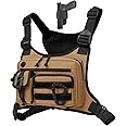 Muserise Chest Bag For Men and Women,Chest Bag Vest For Running, Hiking, EDC Chest Pack Rig For Sports and Workouts