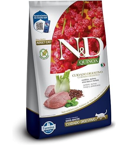 N&D Quinoa Hairball para Gatos Adultos de Todas as Raças Sabor