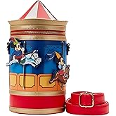 Loungefly Disney Brave Little Tailor Mickey and Minnie Mouse Carousel Crossbody Bag
