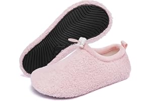 Heiiwarm Kids Cozy Slippers Winter Warm House slippers Socks Anti-Skid shoes (Toddler/Little Kid/Big Kid)