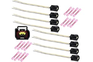 SDYYDS 8pcs S819 Ignition Coil conector Compatible with Ford Ford F150 F250 F350 4.6L 5.4L 6.8L, camshaft Position Sensor Con