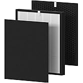 OV200 True HEPA Filter Replacement Compatible with Oransi OV200 Air Cleaner Purifier, Compare to Part # RF200, 3-Stage Filtration System, 1 Set