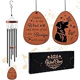 Luvsweets Pet Memorial Gifts for Dogs - Dog Memorial Gifts for Loss of Dog Mum Owners, Dogs Sympathy Wind Chimes Passing Away Remembrance Bereavement in Memory of Pet Present