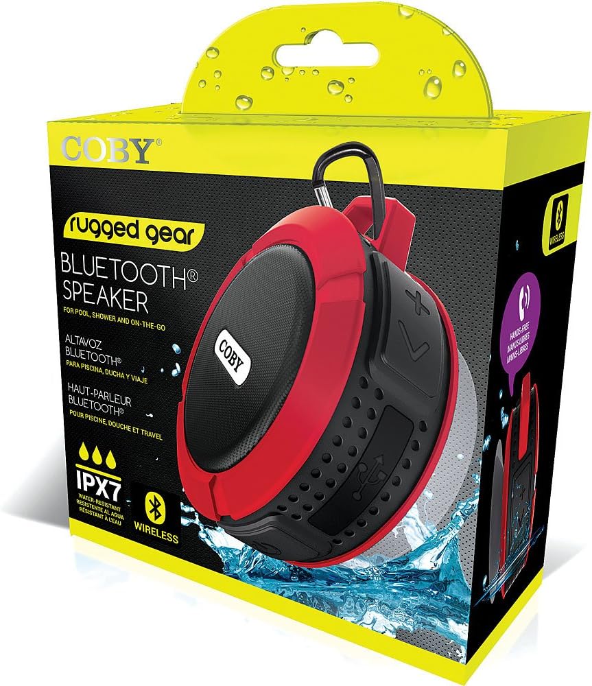 coby rugged gear bluetooth speaker ipx5