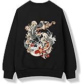 Niepce Inc Japanese Streetwear Men's Embroidered Graphic Crewneck Sweatshirt