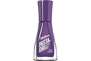 Sally Hansen Insta-Dri Nail Polish | Quick Dry, Long Lasting, Streak-Free Shine | Opaque, Shiny | 484 Mind Blending | Dark Purple Nail Color