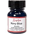 Angelus Acrylic Leather Paint For Shoes, Sneakers, Leather, Canvas, Furniture, and More - 1 fl oz, Navy Blue