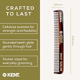 Kent A SLIM JIM Pocket Comb Fine Tooth Styling for Fine Hair & Beards view 6