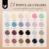 VANREESA Gel Nail Kit 24 Colours with 36W UV Lamp Manicure Tools view 2