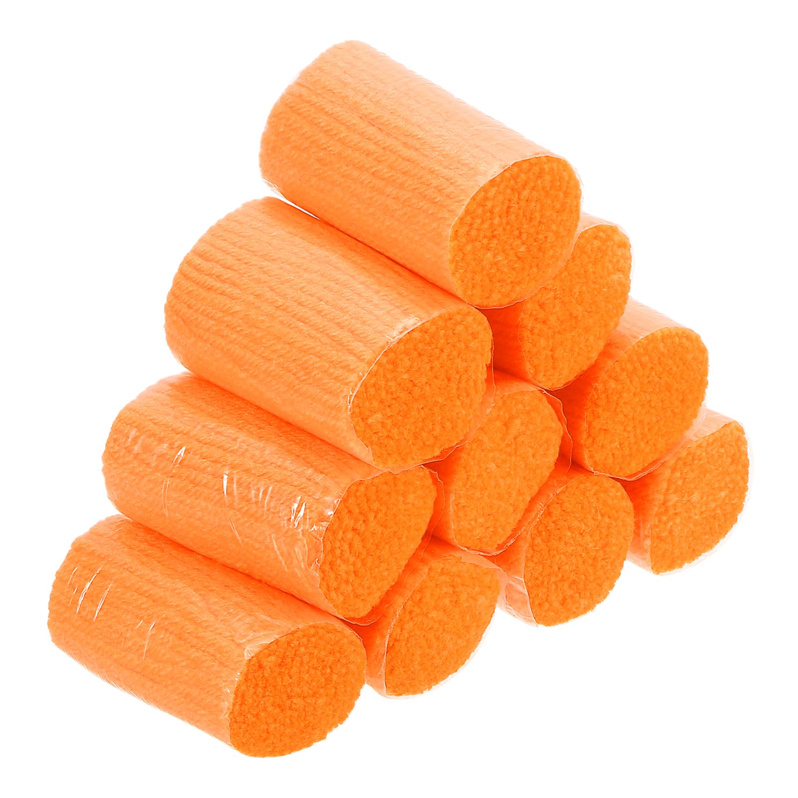 PATIKIL 10 Rolls Latch Hook Yarn Kit - Precut Rugs Yarn for Crochet Bundles, Tapestry DIY Craft - Adults Beginners Rug Making - Orange