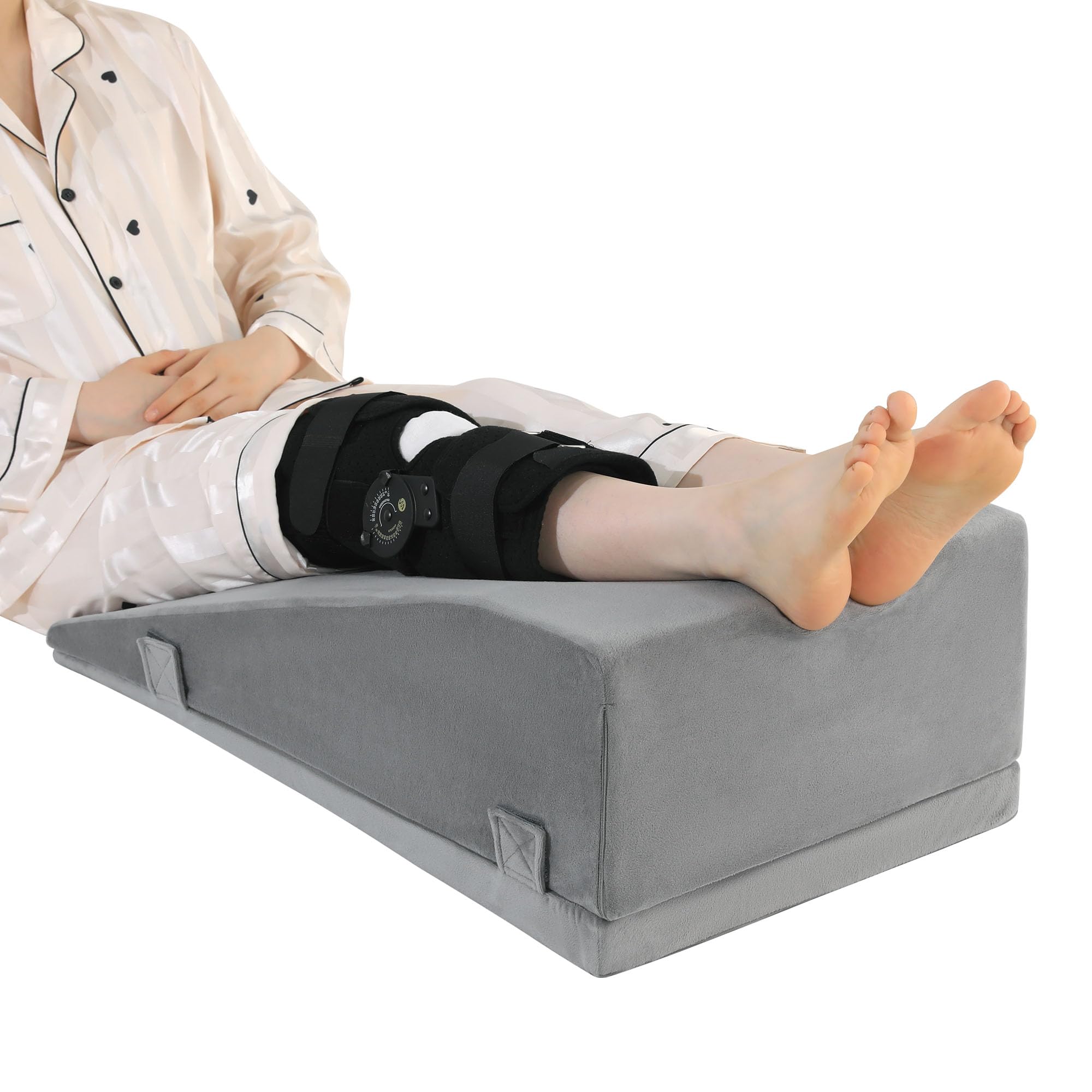 Photo 1 of ROYALAY Leg Elevation Pillows for After Surgery, Adjustable Height Knee Surgery Recovery Equipment, Knee Replacement Recovery Aids for Hip Ankle Pain Relief Patent Pending, Double Leg