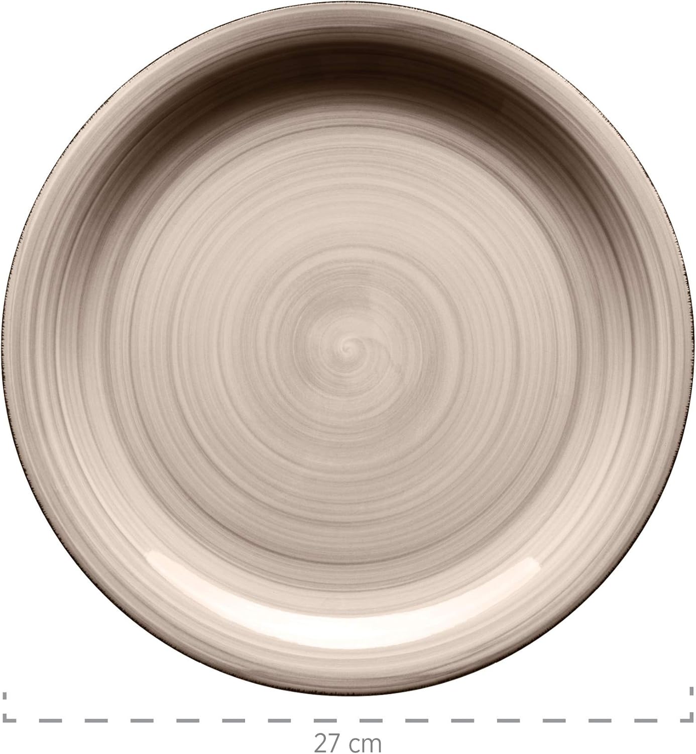 Tafelservice Vintage Teller-Set aus Steingut Serie Bel Tempo handbemalt