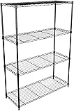 Simple Deluxe Heavy Duty 4-Shelf Shelving with