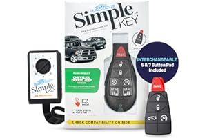 CAR KEYS EXPRESS Simple Key Programmer & Key Fob for Select Chrysler, Dodge, Jeep, Ram, Volkswagen Vehicles (Interchangeable 5 & 7 Button keypads)