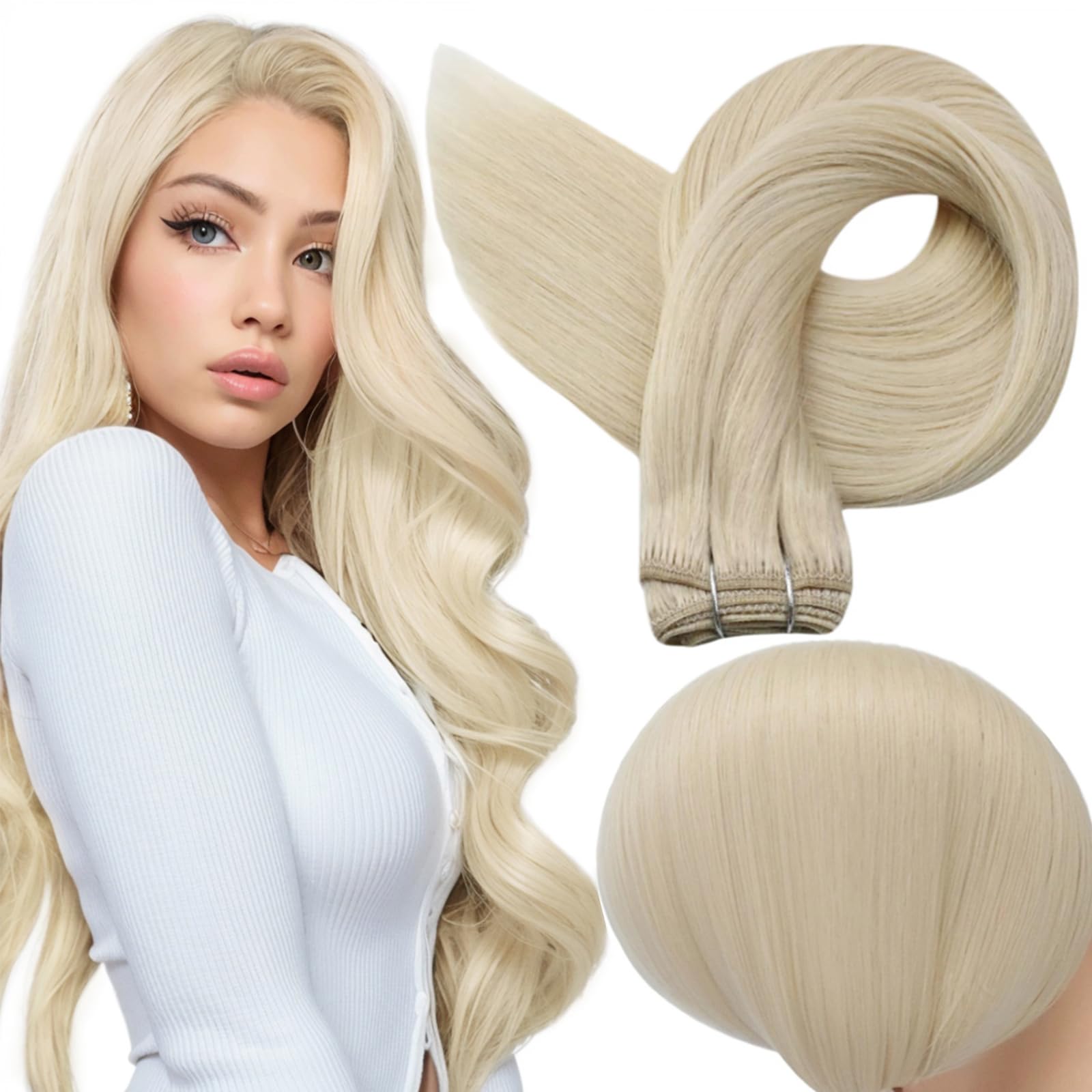 Full Shine Hair Extensions 24 Inch Weft Hair