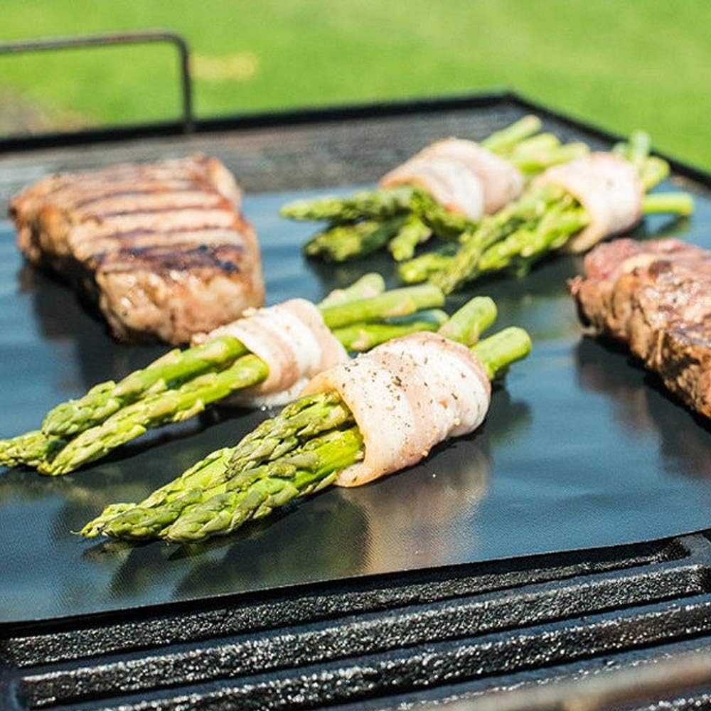 Smaid Grill Mat BBQ Grill Mats Non Stick - Grill mats for Outdoor Gas Grill,Reusable and Easy to Clean - Works On Gas, Charcoal, Electric Grill and More - 15.75 x 13 Inch: Garden & Outdoor