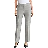Kasper Women's Plaid L-Pocket Pant