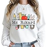 NAZENTI Personalized Teacher Shirts, Teacher Gifts, Back to School Shirt, Preschool Teacher Shirts