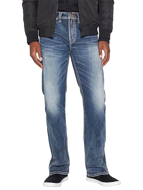 Silver Jeans Co. Craig Classic Fit Bootcut Jeans | Relaxed & Stretchy Denim Bottoms