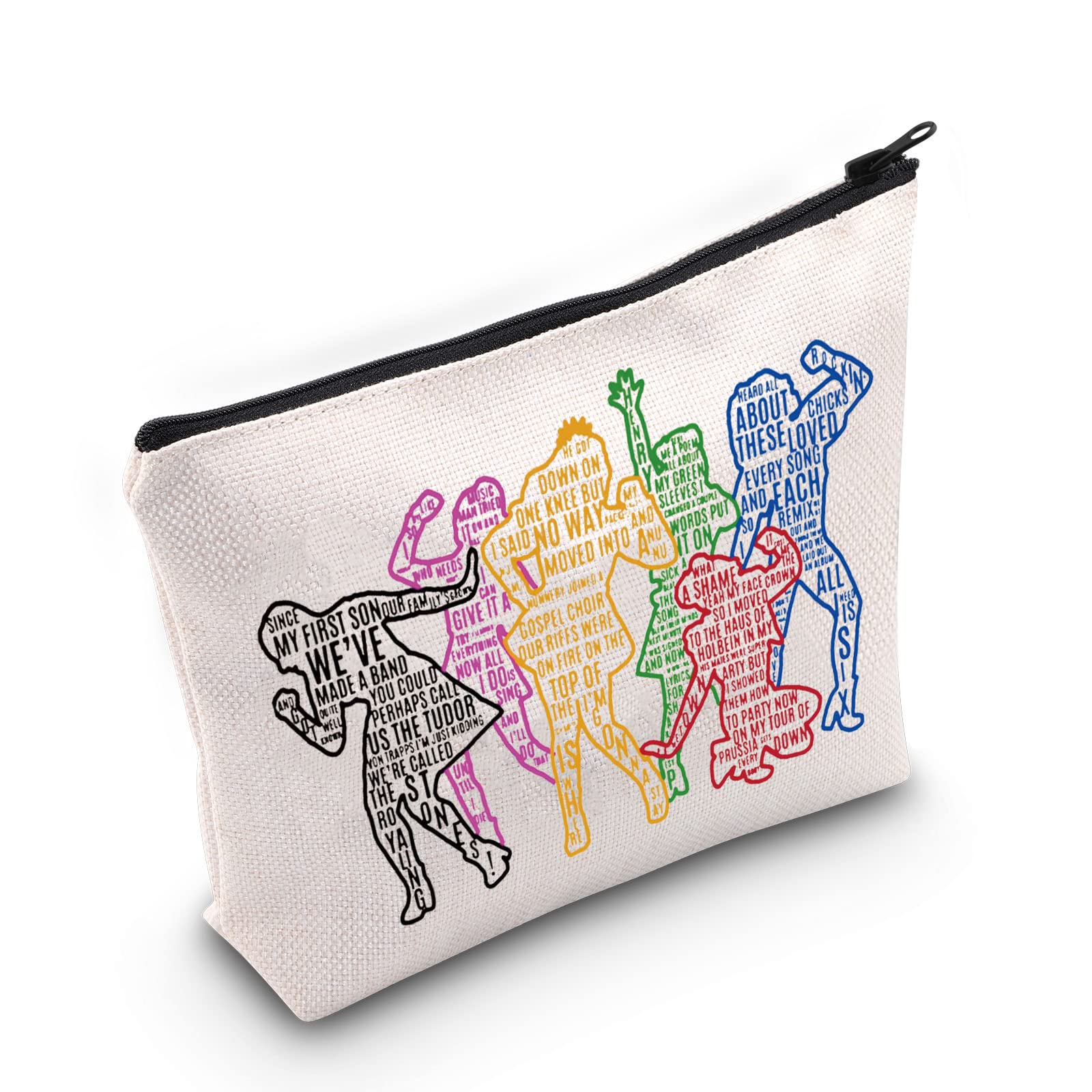 Six The Musical Inspired Gift Musical Merch Six Queens Makeup Bag Musical Theater Lover Gift Broadway Musical Merchandise (British History .)
