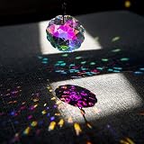 HDCRYSTALGIFTS Colorful Mandala Crystal Pendant Suncatcher 45MM view 2