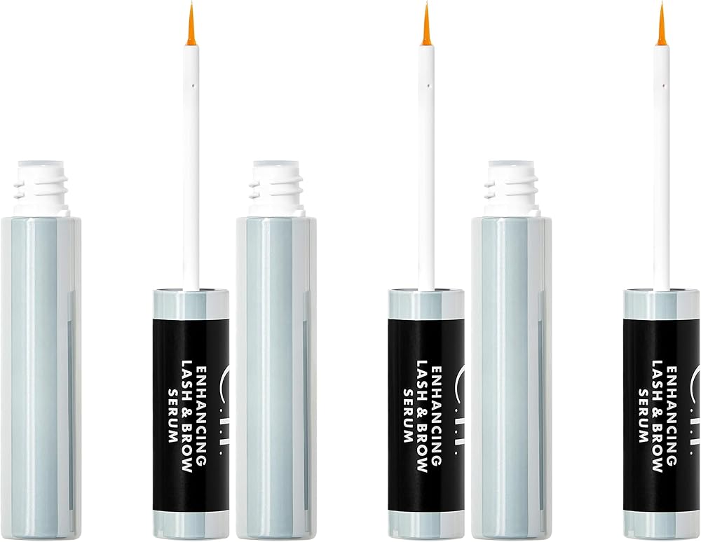 e.l.f Amp'd Lash & Brow Serum Nourishing Formula 3 Pack Vegan Cruelty Free