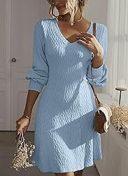 Dokotoo Fall Dresses for Women Long Sleeve Work