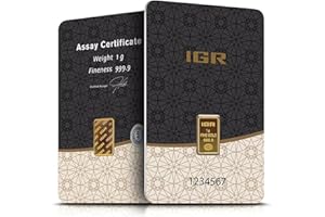1 gram Gold Bar - Istanbul Gold Refinery Assay
