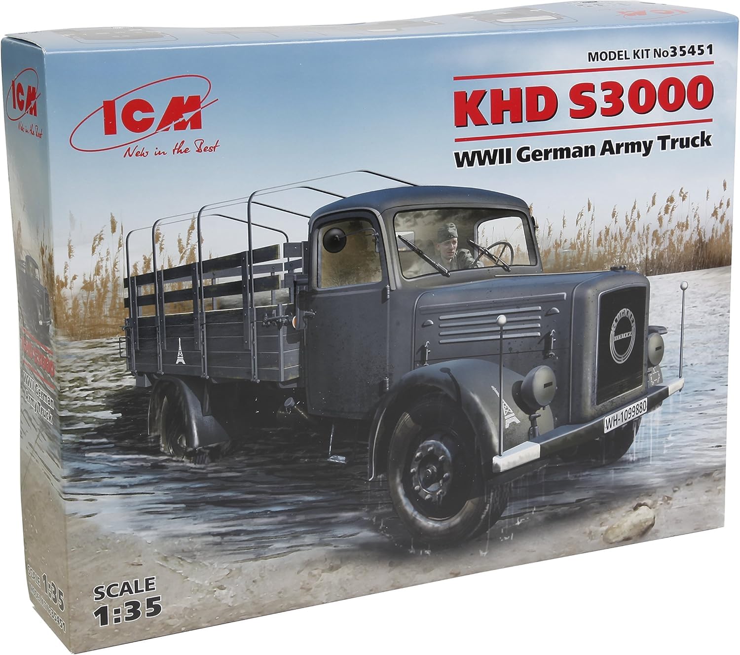 ICM 35451-1/35 Magirus Deutz KHD S3000 Tank