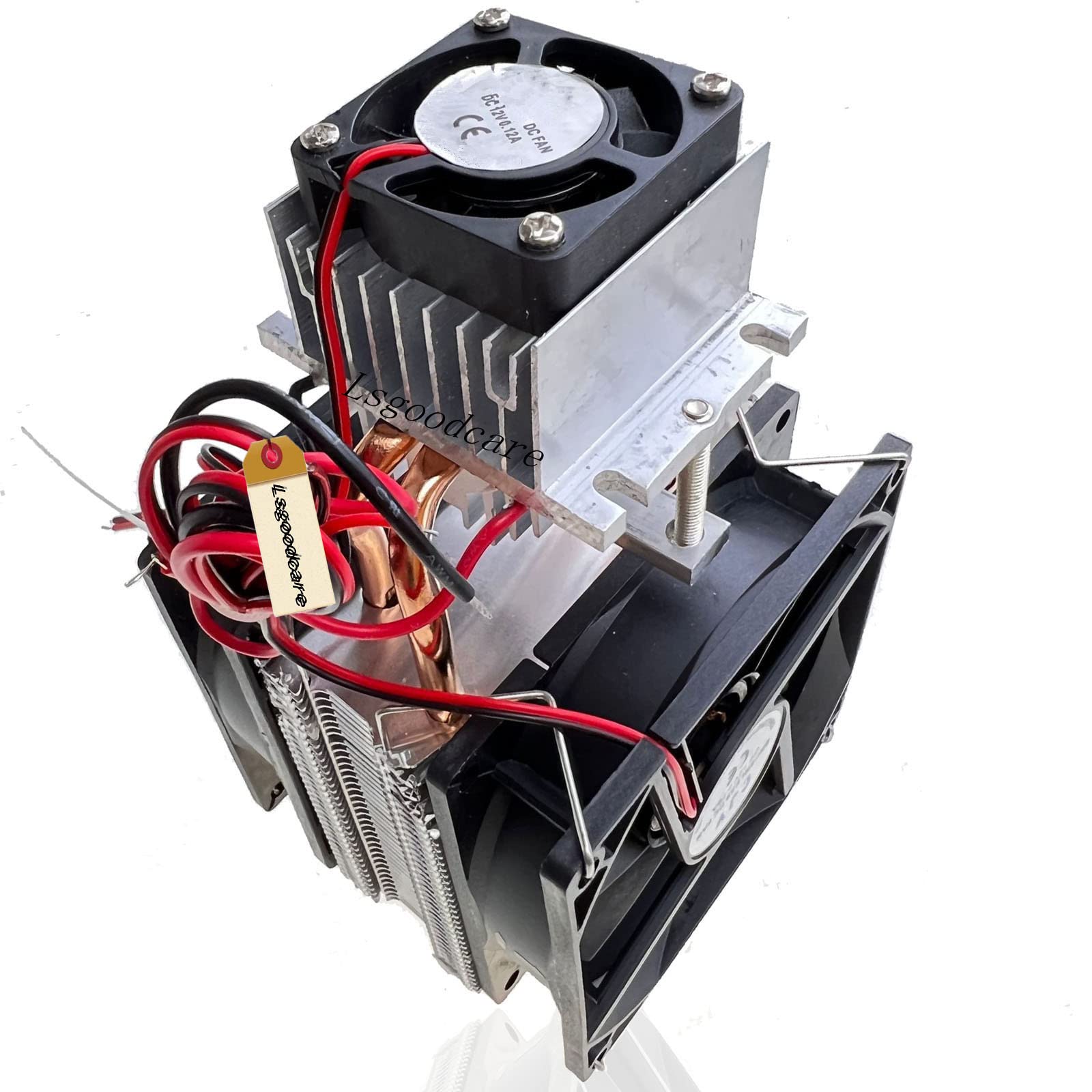 Lsgoodcare DIY Peltier Cooler Kit 12V TEC1-12706 Peltier Heatsink