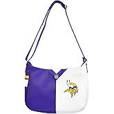 Littlearth NFL Minnesota Vikings Pebble Split Hobo, Team Color, One Size