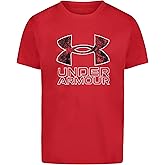 Under Armour Boys Short Sleeve Logo Graphic T-Shirt, Lightweight & Breathable, Relaxed Fit