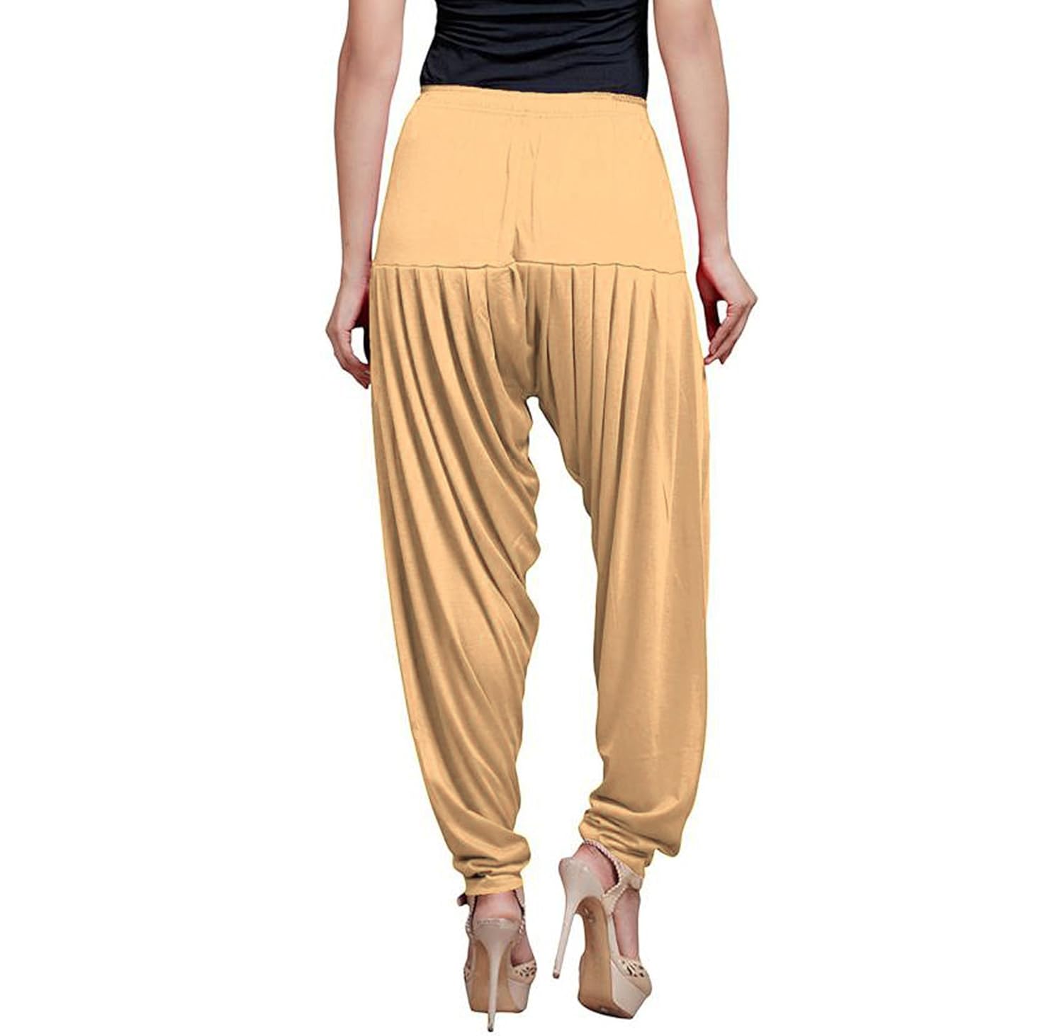 eazy trendz women's viscose lycra solid patiala pack of 3-skin_black_white