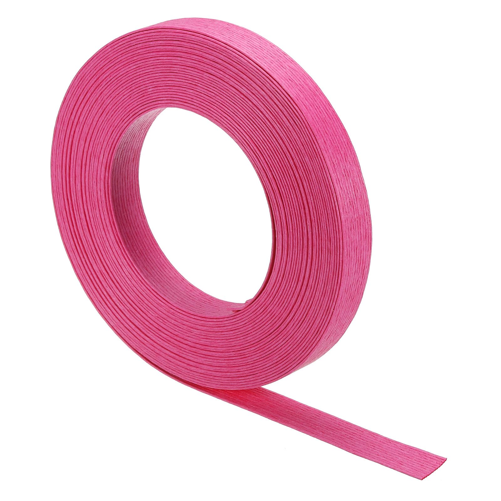 PATIKIL 11 Yards x 0.6" Paper Rattan Weaving Cane, 12-Ply Paper Rattan Weave Basket Weaving Supplies for DIY Rattan Woven Making, Rose Red