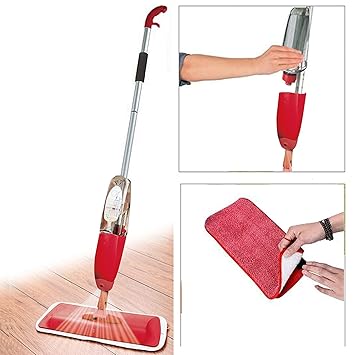 Golkipar Spray Mop With Brush Milti Color Amazon In Home