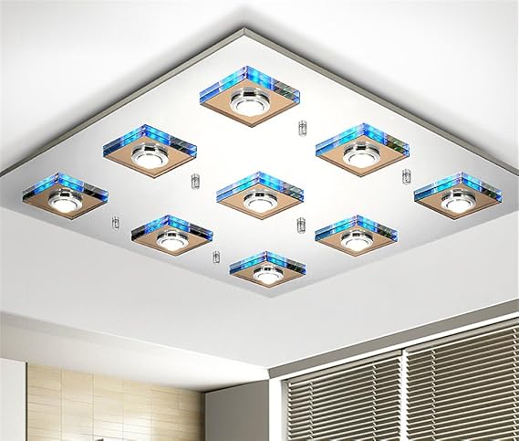 Zsq Hot Sale Ceiling Light Rgb Remote Control Rgb Cool White