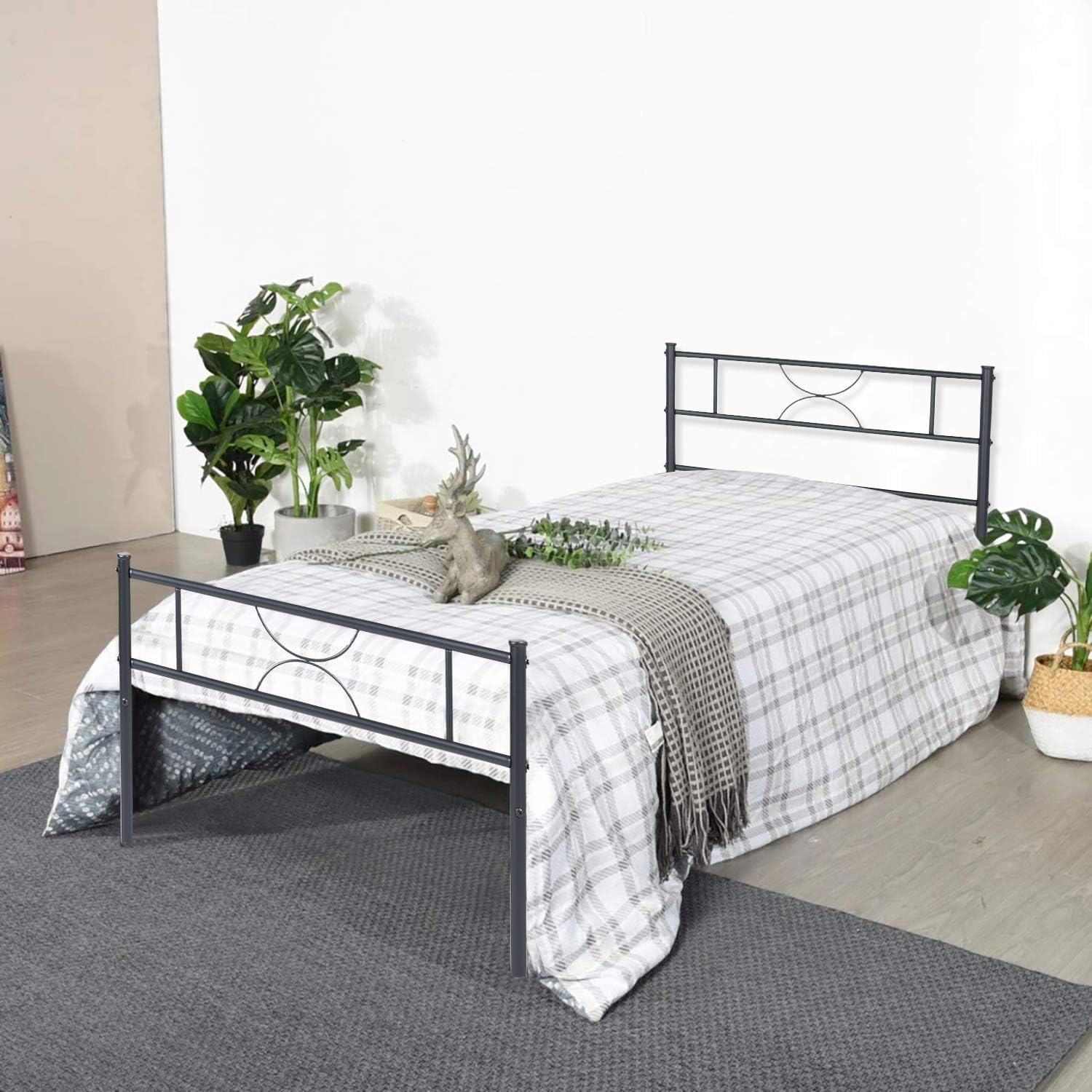 Best Metal Twin Frame With Headboard
